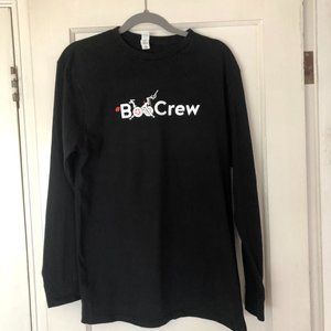 #BooCrew long sleeved black t-shirt, size medium